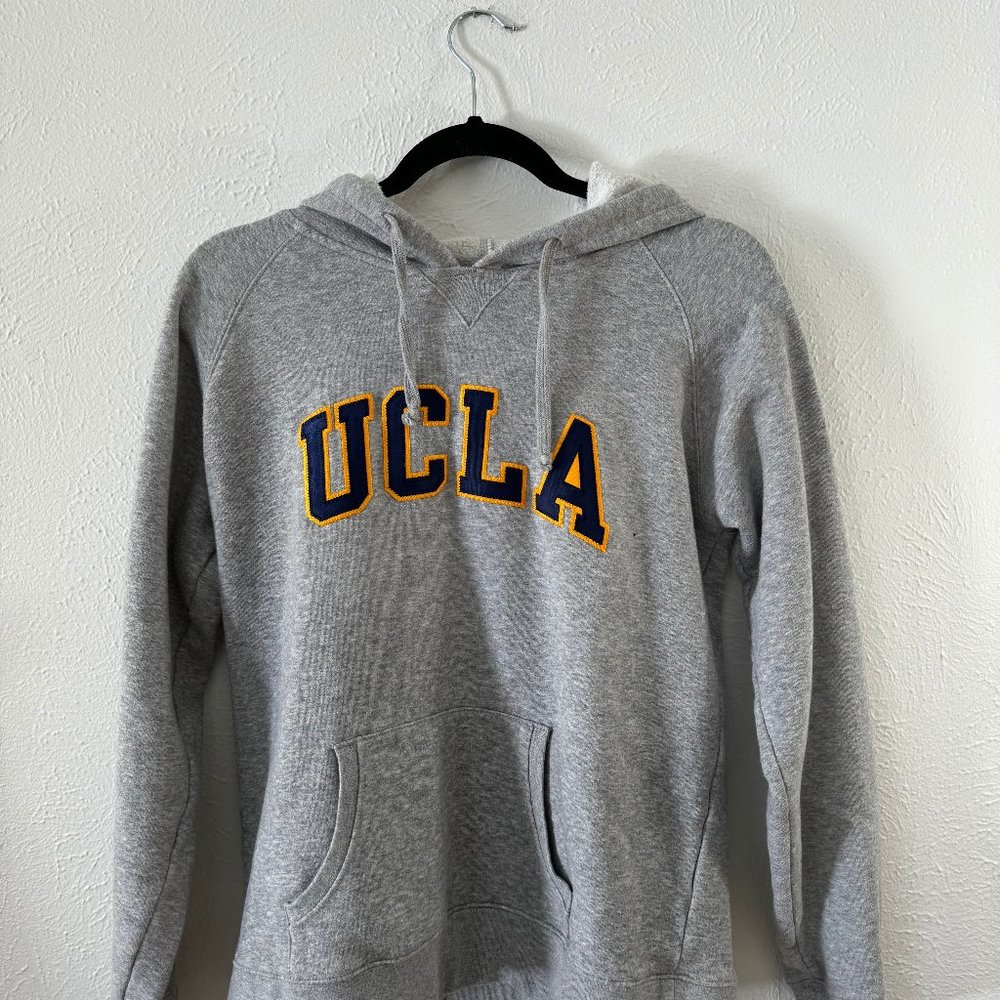 Retro UCLA Champion Logo Hoodie - Women's L